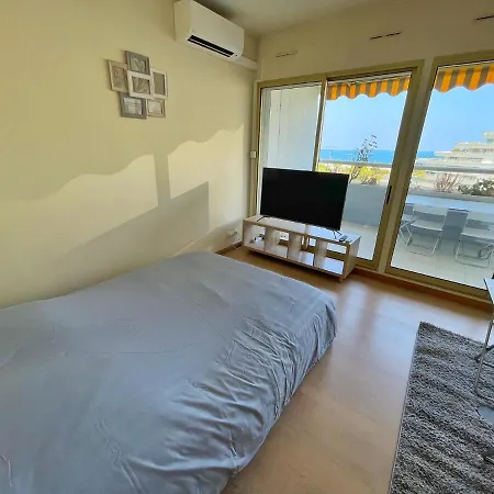 #901 MARINA RIVIERA BAY - Studio vue Mer et Port Panoramique Villeneuve-Loubet Extérieur photo